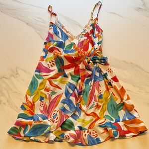 Show Me Your MuMu Colorful Floral Wrap Dress